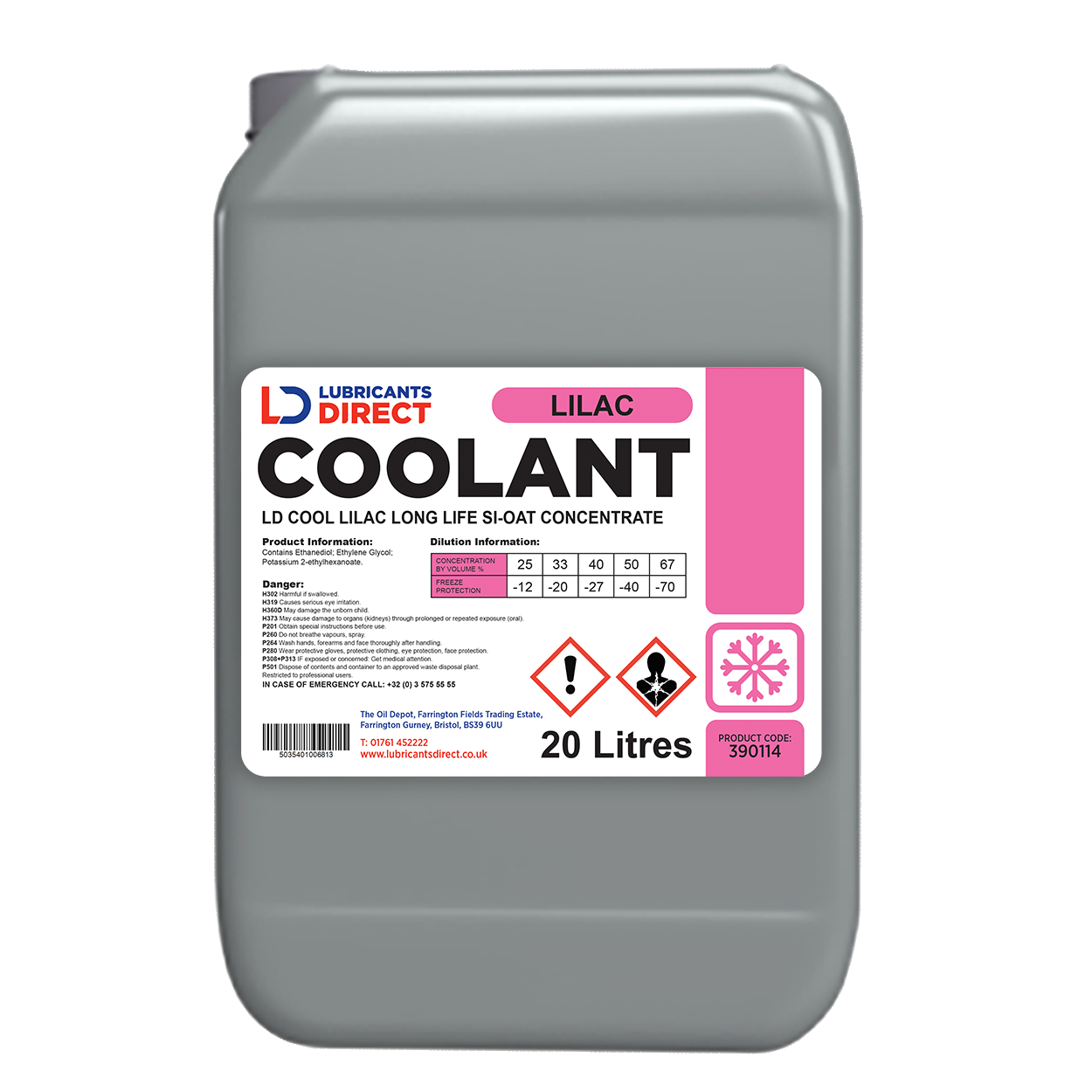 COOL LILAC LONG-LIFE SILICATED-OAT (Concentrate)