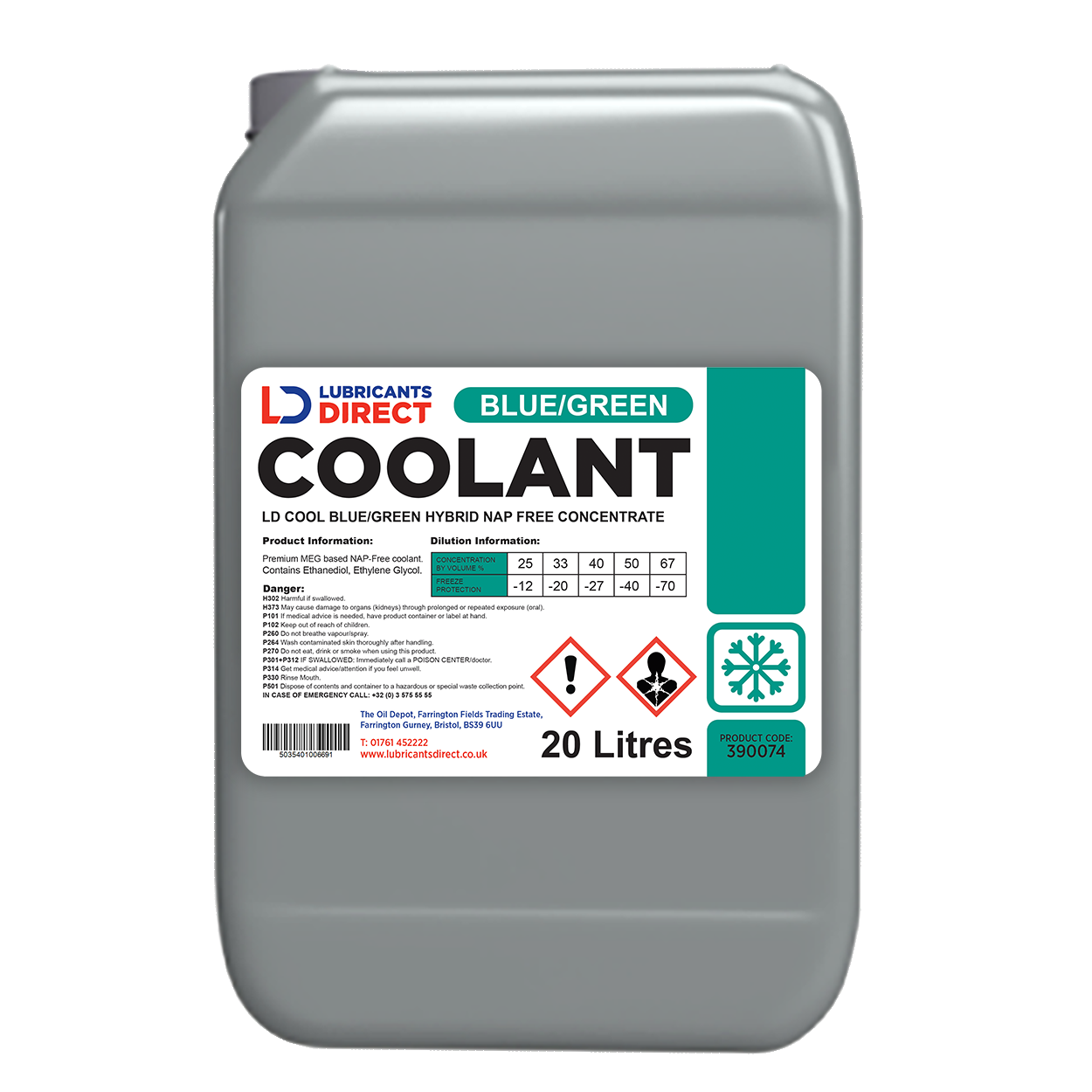 COOL BLUE/GREEN HYBRID NAP FREE (Concentrate)