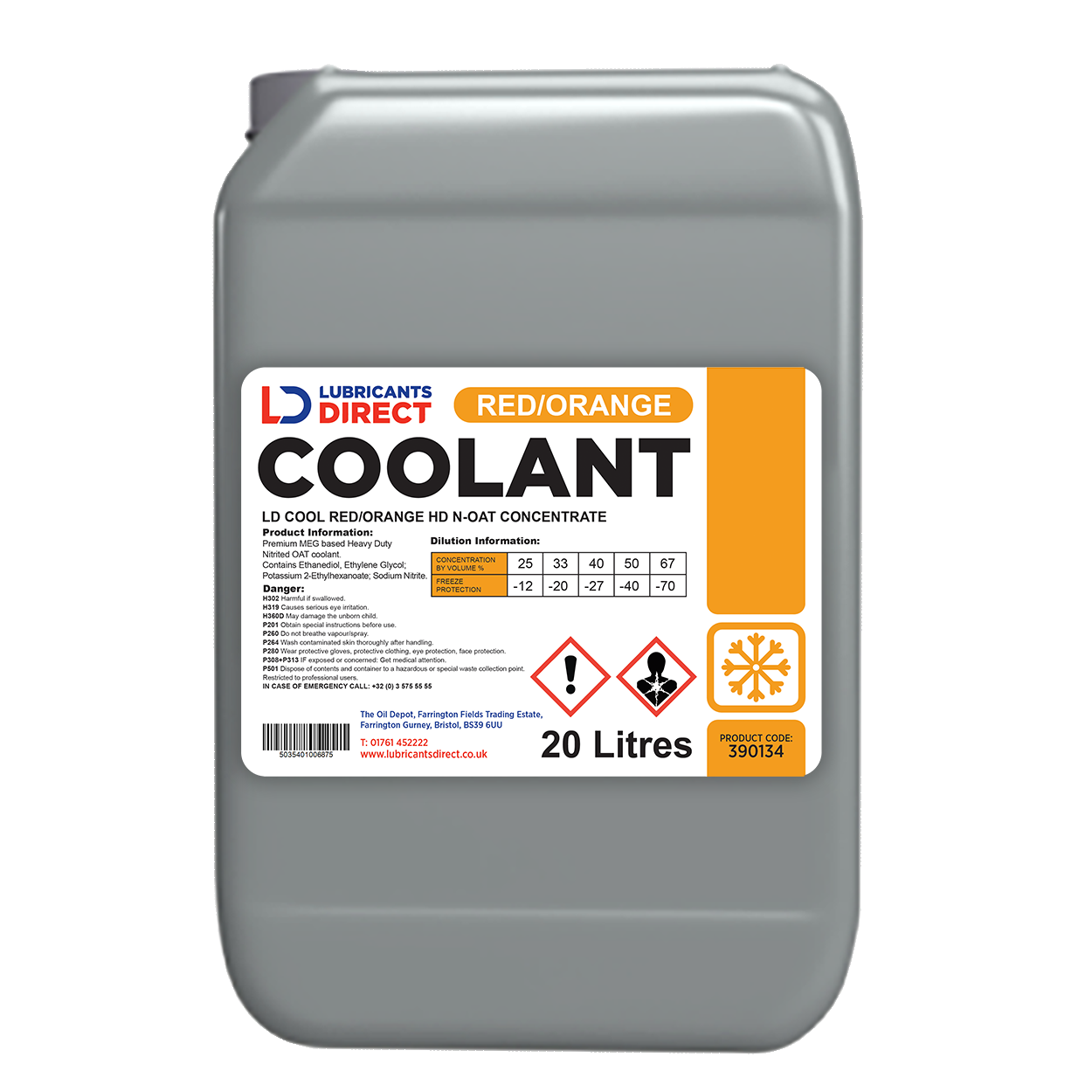COOL RED/ORANGE HD NITRITED-OAT (Concentrate)